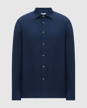 Kiton Blue shirt UMCNERHH09888