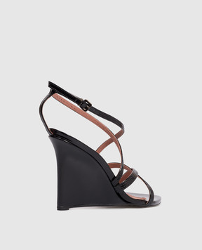 Babe Pay Pls Black patent leather sandals 283908LA