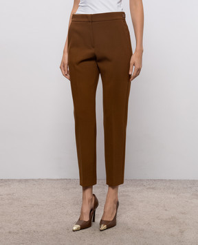 Max Mara Brown ACINO wool trousers MXMACINO