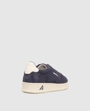 AUTRY Medalist blue suede sneakers A1UNAULMUH11