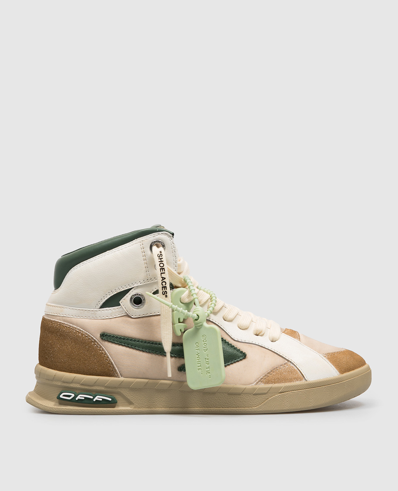 Beige combination high-tops End Of Play Off-White