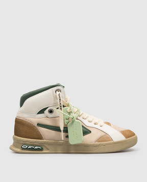 Off-White Beige combination high-tops End Of Play OF05796021
