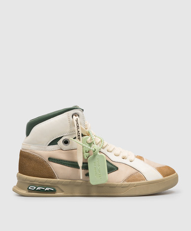 Beige combination high-tops End Of Play