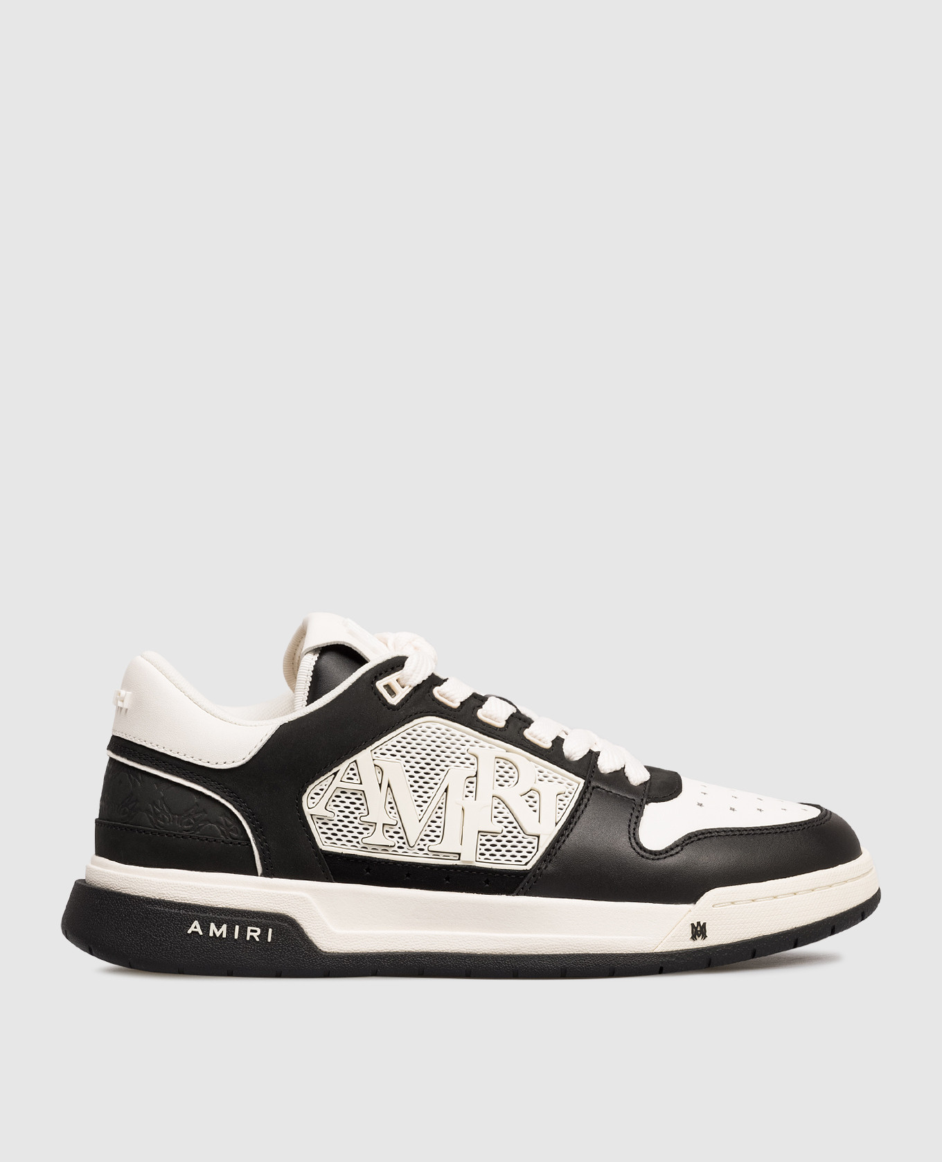 

Black leather Classic Low sneakers with logo AMIRI