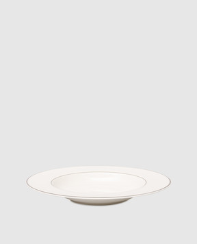 Geminiano Cozzi 1765 Ducale white porcelain soup plate JQCGU01249071