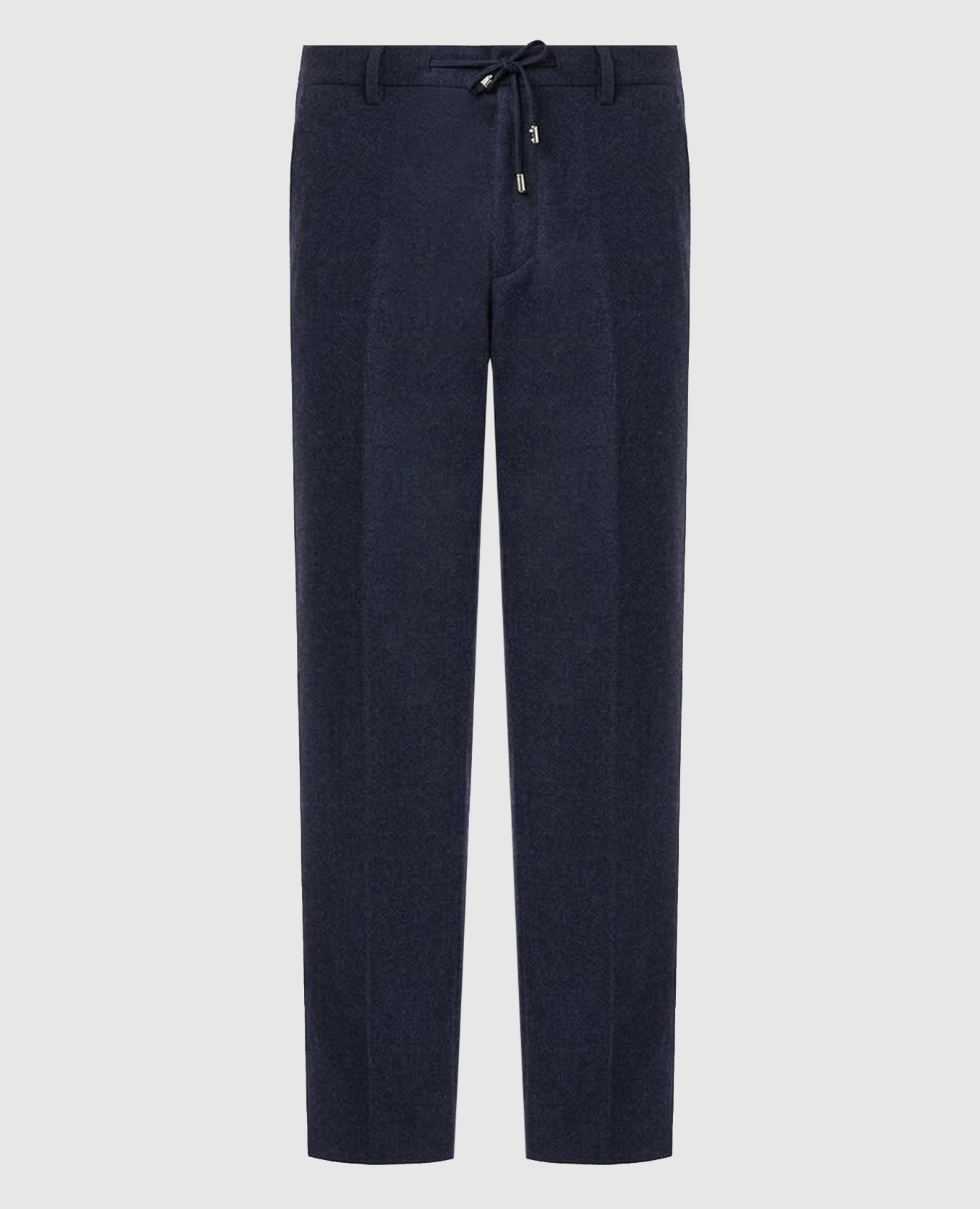 Blue wool pants