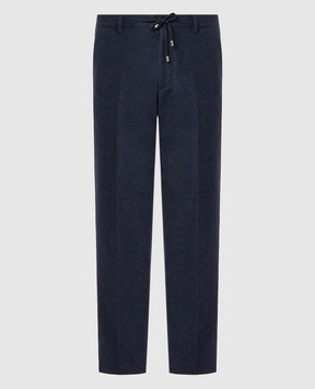 Stefano Ricci Blue wool pants M1T8000016WK002V