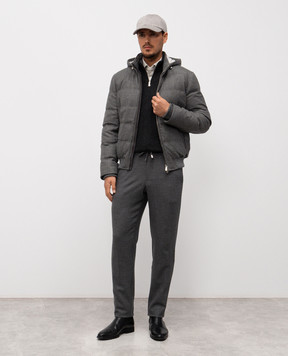 Cashmere&Whiskey Gray checkered shirt 42252091315