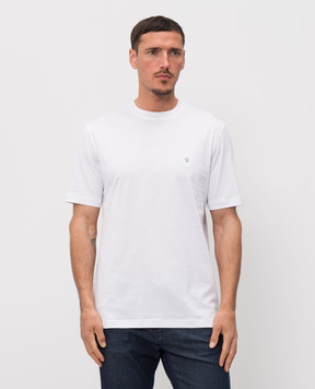 Castangia dal 1850 White T-shirt with monogram TSDM18F25