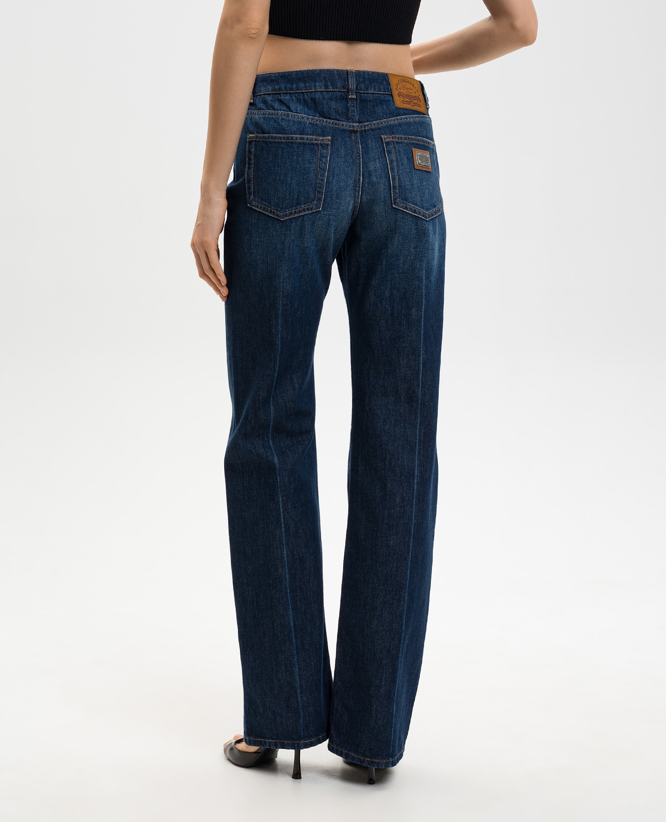 Blue jeans with a worn effect Dolce&Gabbana 4