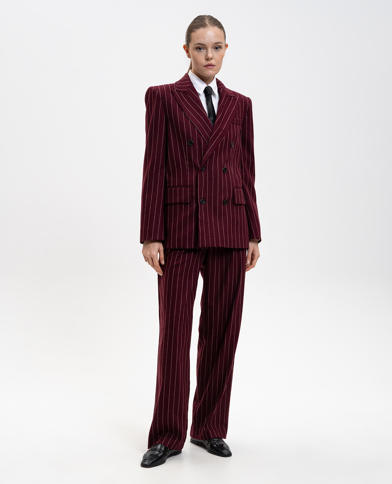 ON THE ROCK burgundy wool pants Max & Co 2