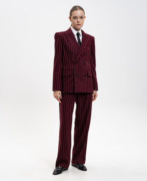 Max & Co ON THE ROCK burgundy wool pants ONTHEROCK