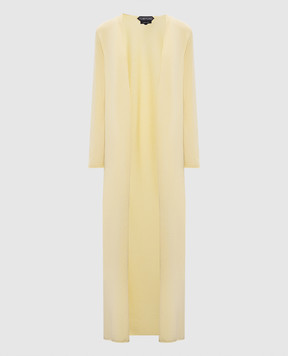 Tom Ford Yellow elongated cardigan CAK383YAX994
