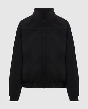 Vetements Black jacket with logo embroidery MH27TJ110Bw