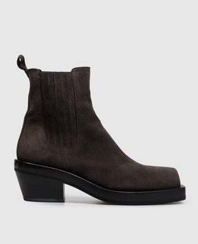 AGL Brown suede ankle boots MOTA MOTABEAT