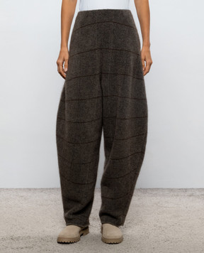 BOBOUTIC Brown patterned pants 5185