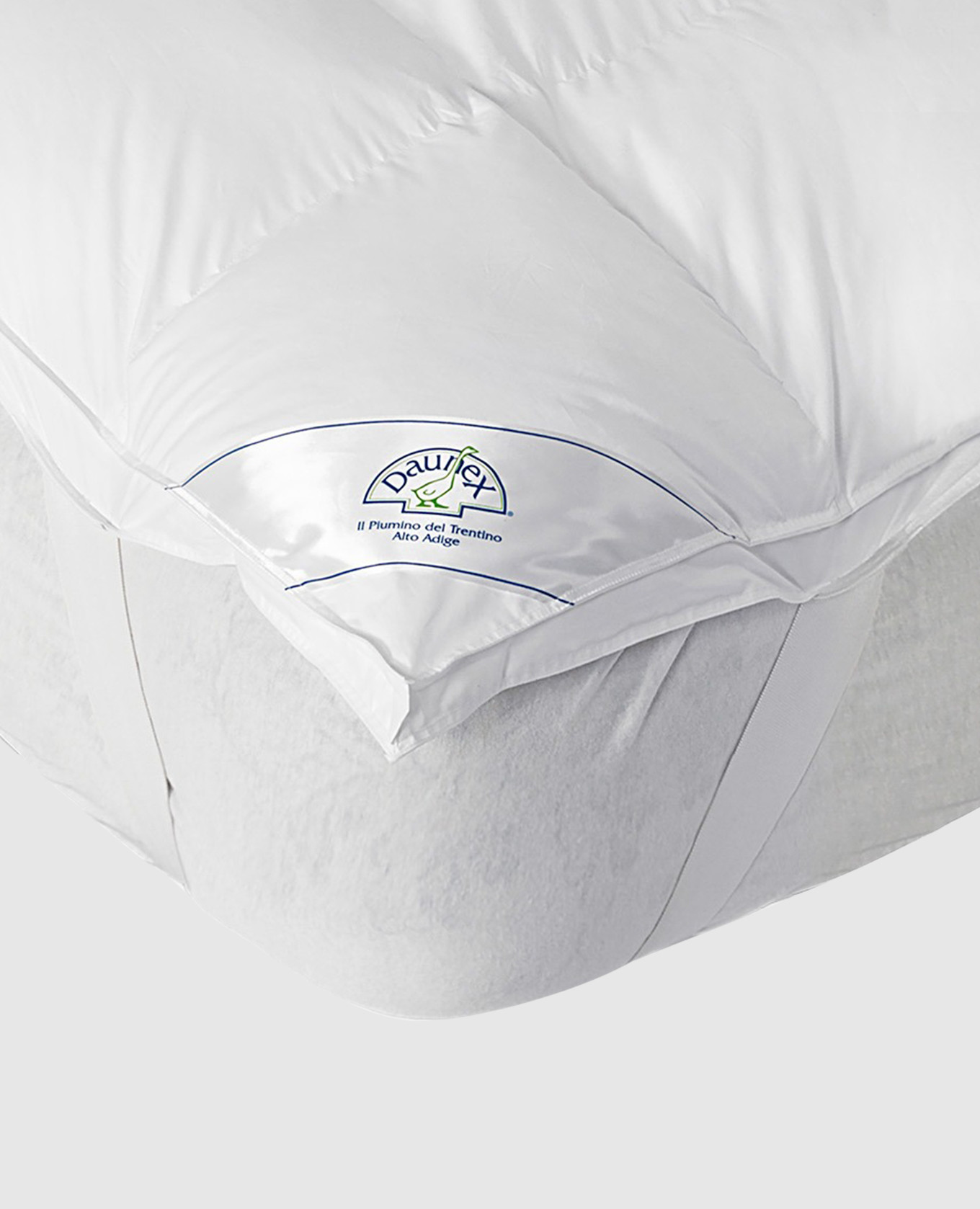 

Ortisei down mattress topper Daunex, White