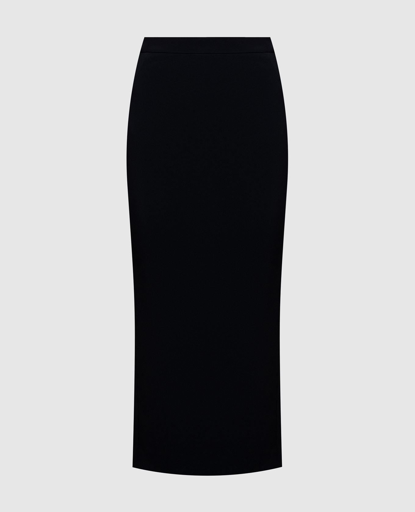 Black midi skirt