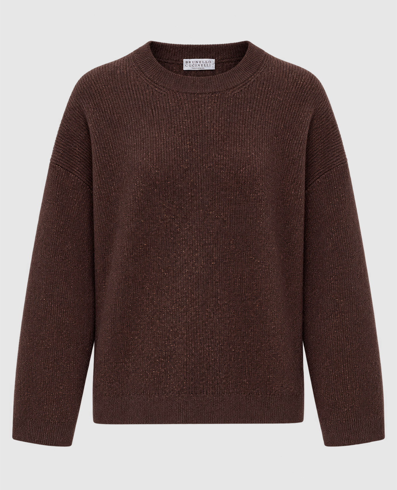 Burgundy sweater with lurex