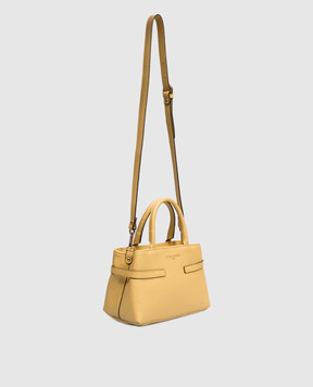 Gianni Notaro Dollaro yellow leather bag 235DOLLAROORO