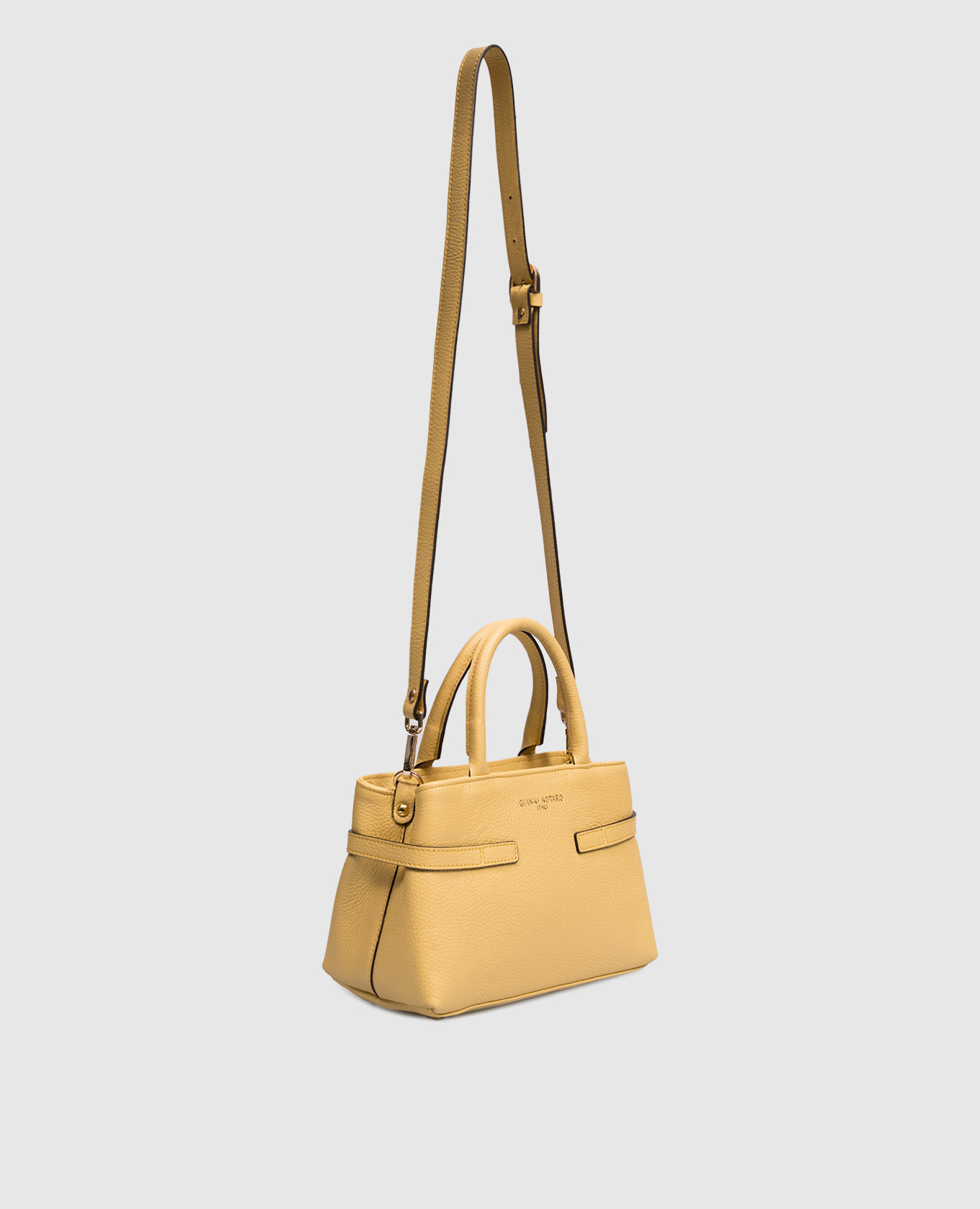 Dollaro yellow leather bag Gianni Notaro 3