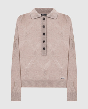 Kiton Beige cashmere and silk jumper D6271230179