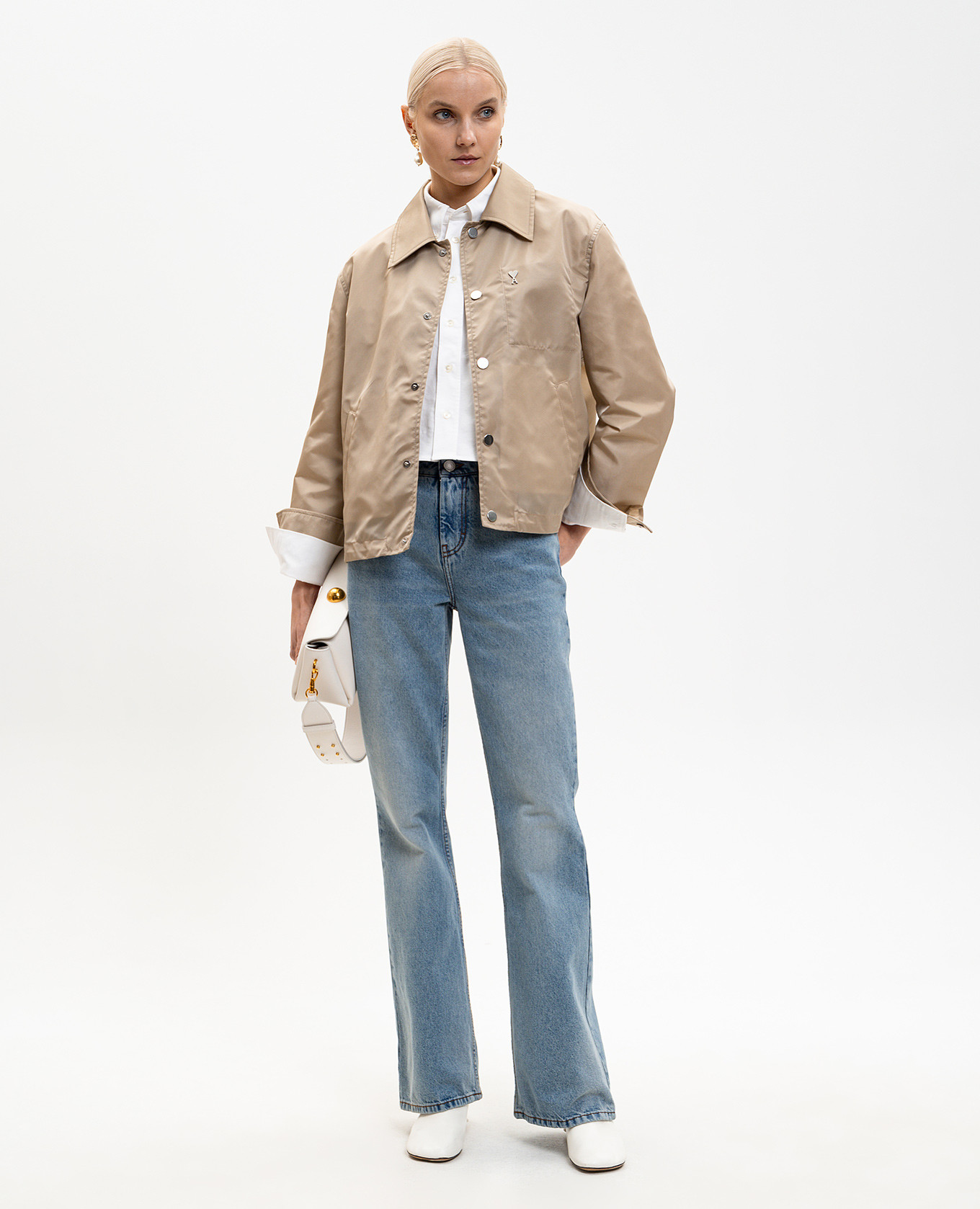 Blue flared jeans Ami Paris 2