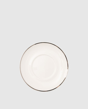 Geminiano Cozzi 1765 White porcelain coffee saucer Ducale JQCGP069071