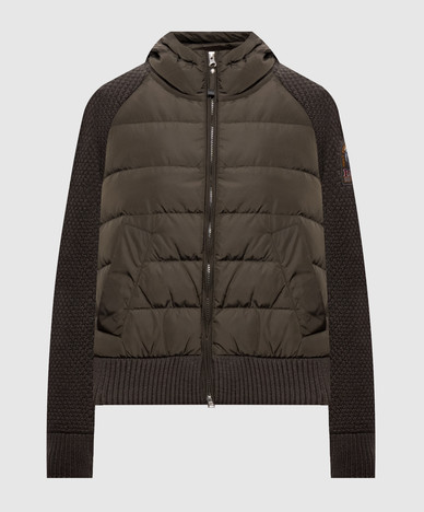 Khaki down jacket