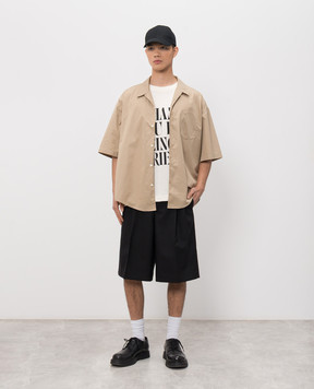 Ami Paris Black wool shorts HSO827WV0195
