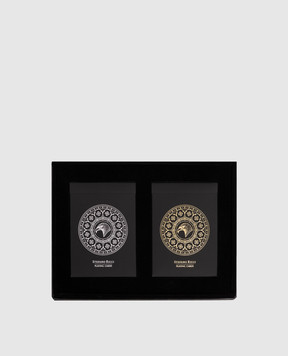 Stefano Ricci Set of playing cards with emblem print OSPCARDS02EAGLE1