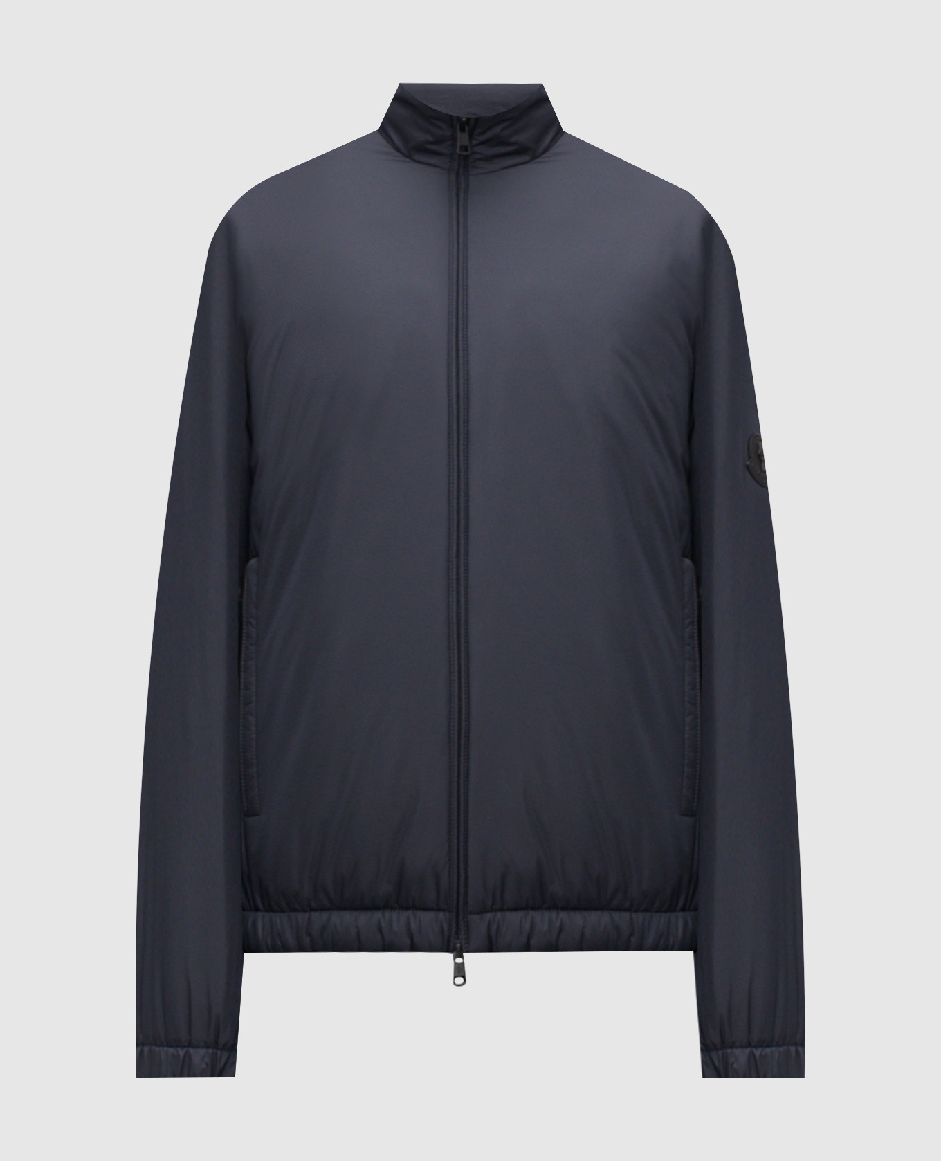 Blue down jacket
