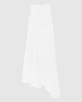 Marc Le Bihan White dress with a reaper effect frame 2177