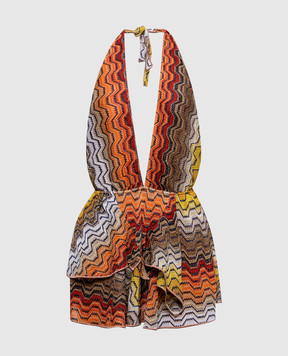 Missoni Open-back dress in a lurex pattern MS26SQ24BR015D