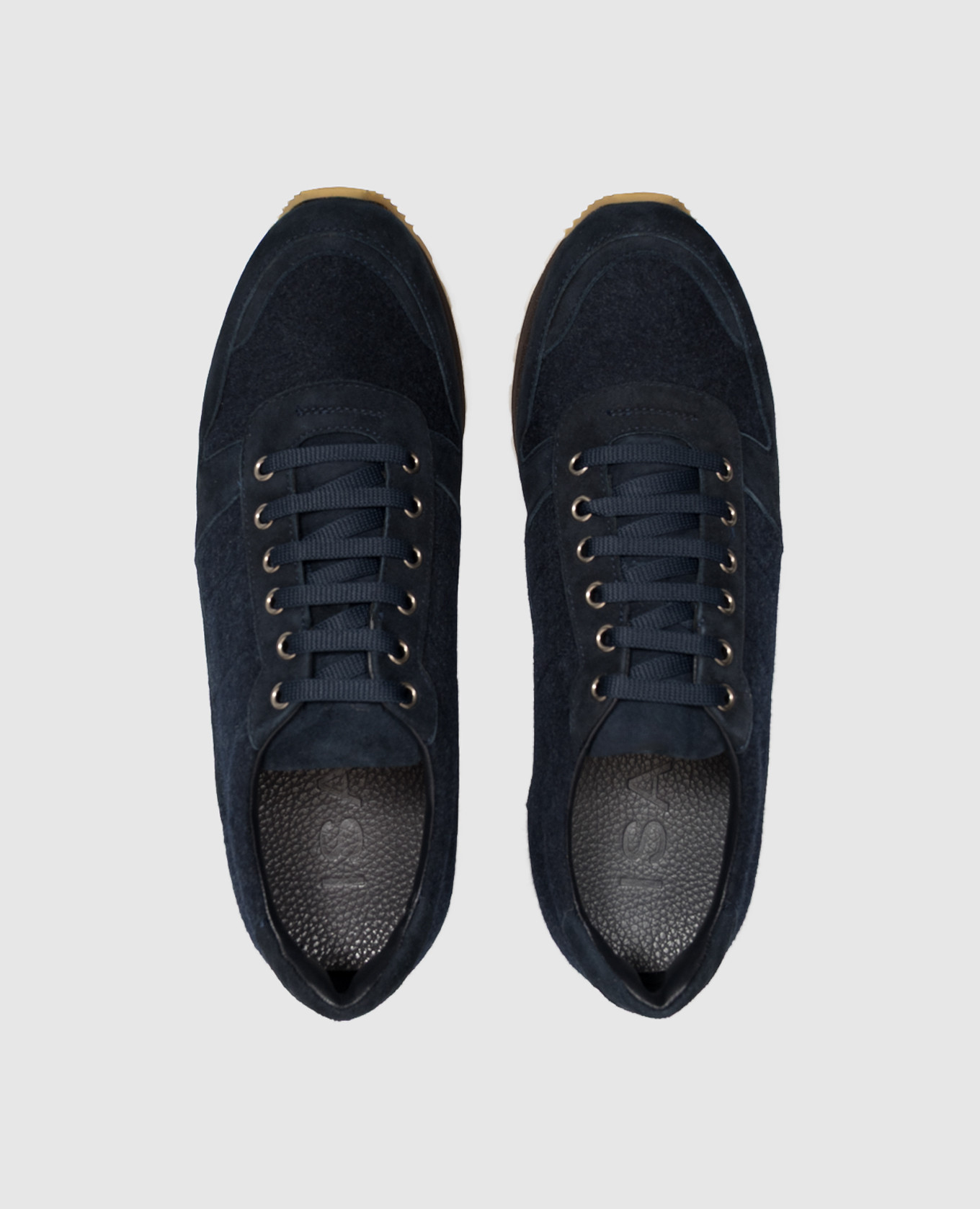 Blue combination sneakers ISAIA 4