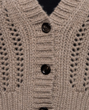 Max Mara ZAINO brown cashmere cardigan MXMZAINO