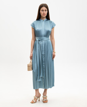 JOSEPH Turquoise midi dress Phare JF009746