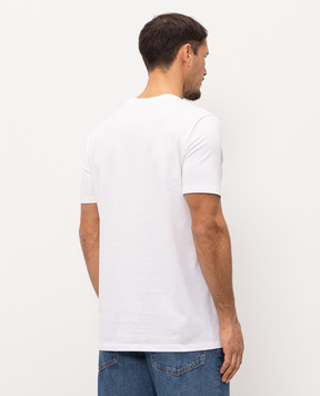Cashmere&Whiskey White T-shirt with logo print TSHIRT