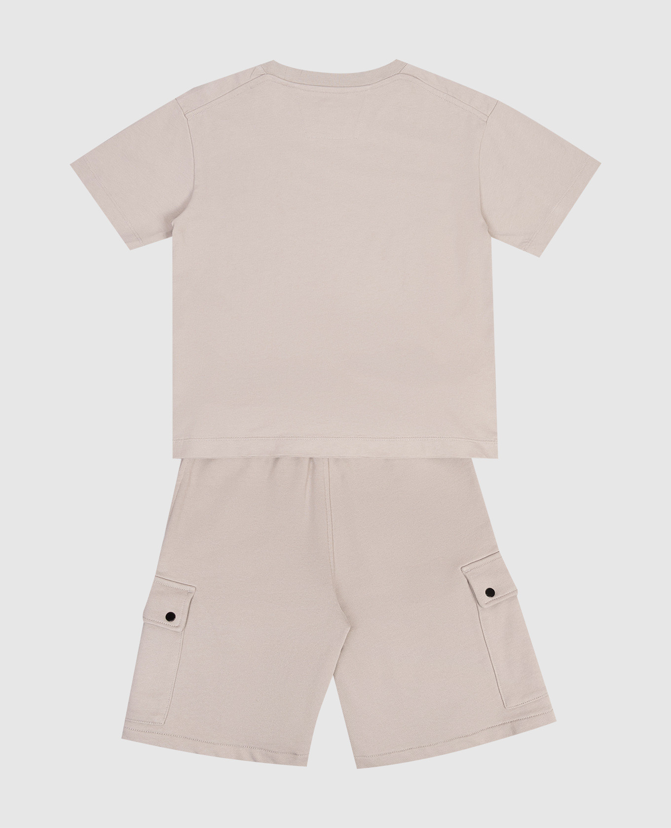 

Children's gray suit with logo patch C.P. Company, Grey