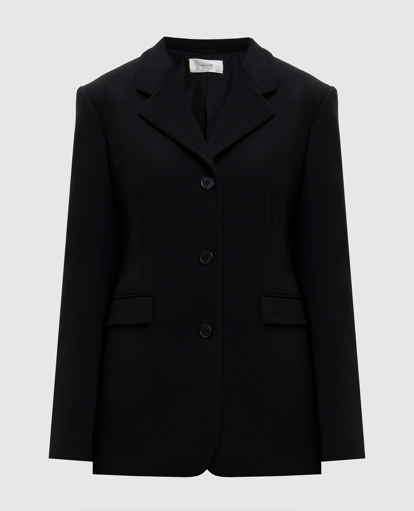 

Black Fontana wool jacket The Row