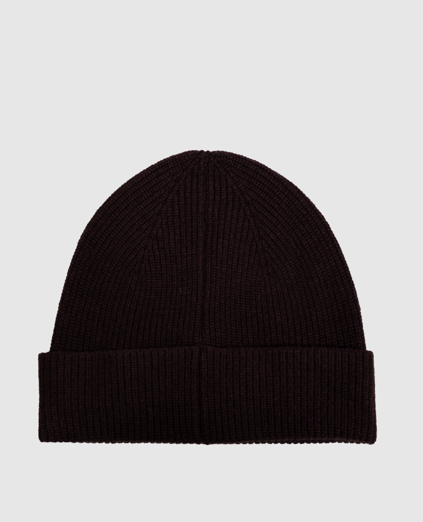 Brown wool and cashmere hat Peserico 3
