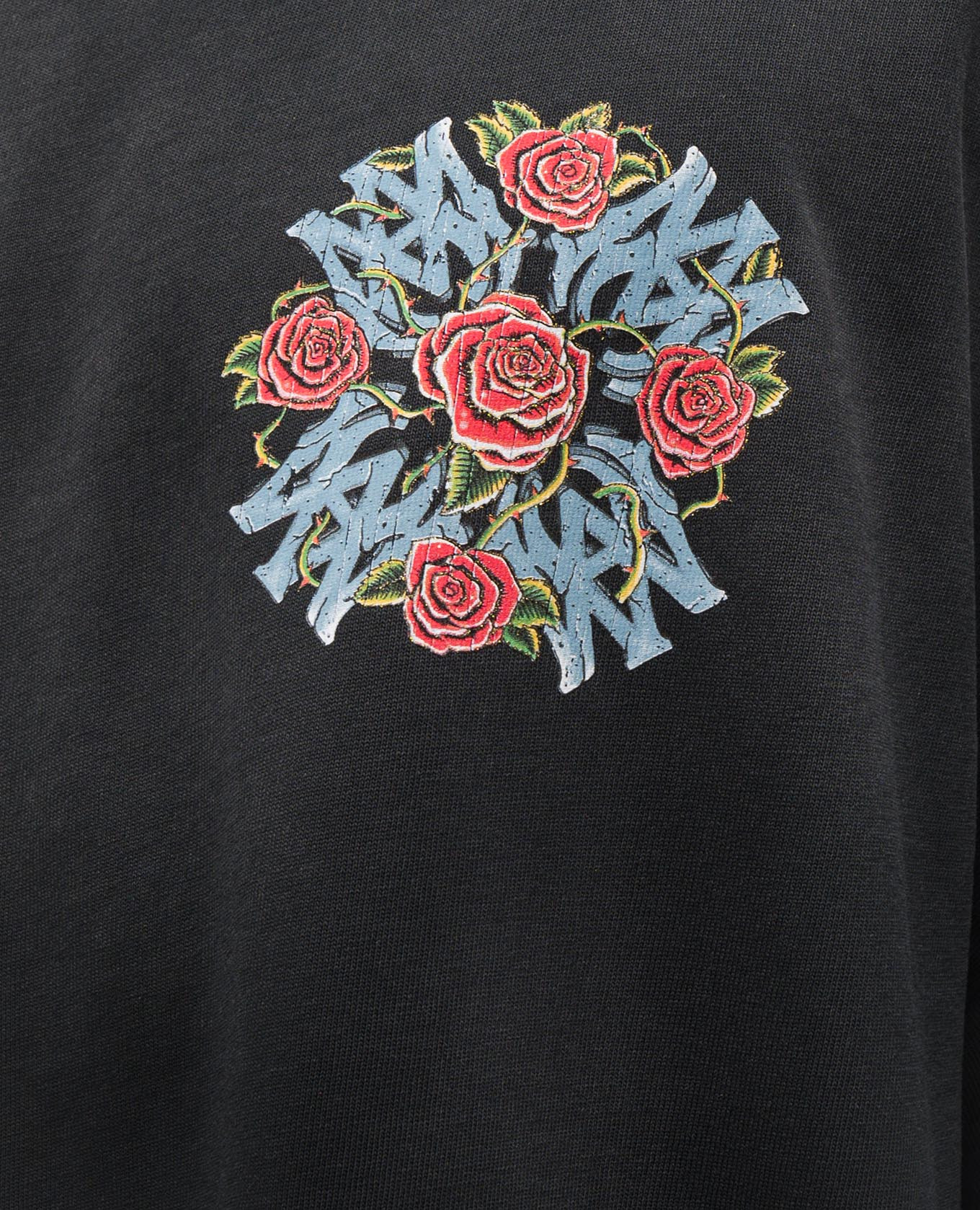 

Black T-shirt OUT FOR TROUBLE AMIRI