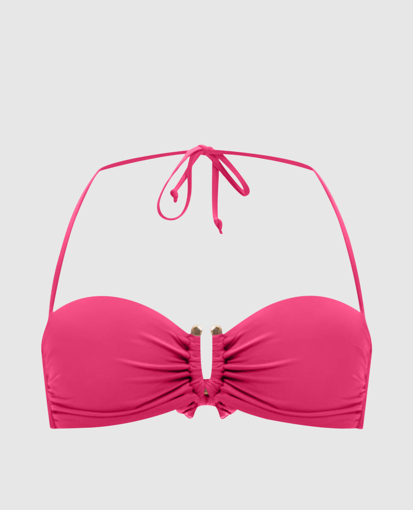 Pink bodice with drapery