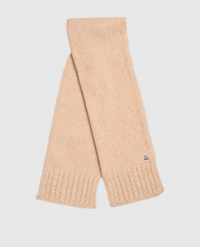 Moncler Beige alpaca wool scarf L20933C00003N0403