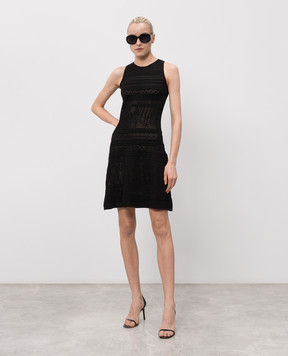 Twinset Black dress with a pattern 261TT3291
