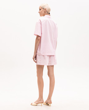Dore & Rose Pink striped pajamas SHORTSLEEVESTRIPEDPJSE