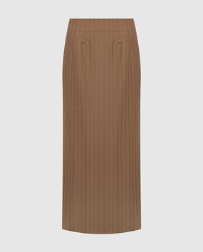 Etro Brown wool skirt WRFA021499TJ213