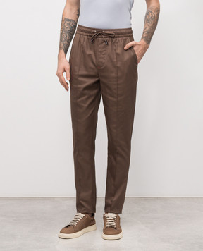 ISAIA Brown pants PNC016P9100
