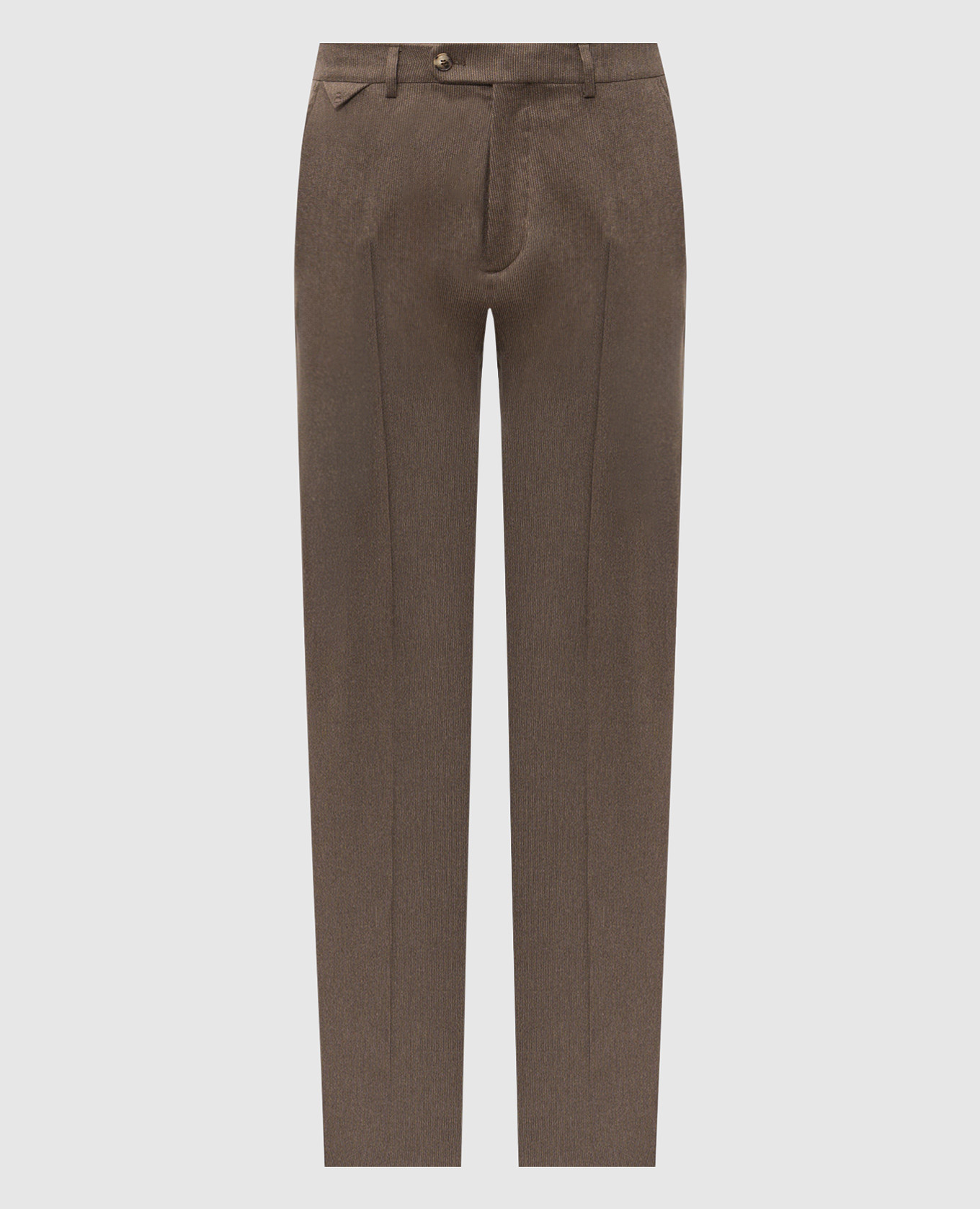 Brown cashmere pants
