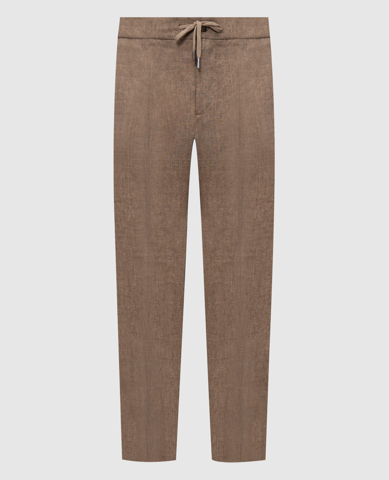 Brown linen pants